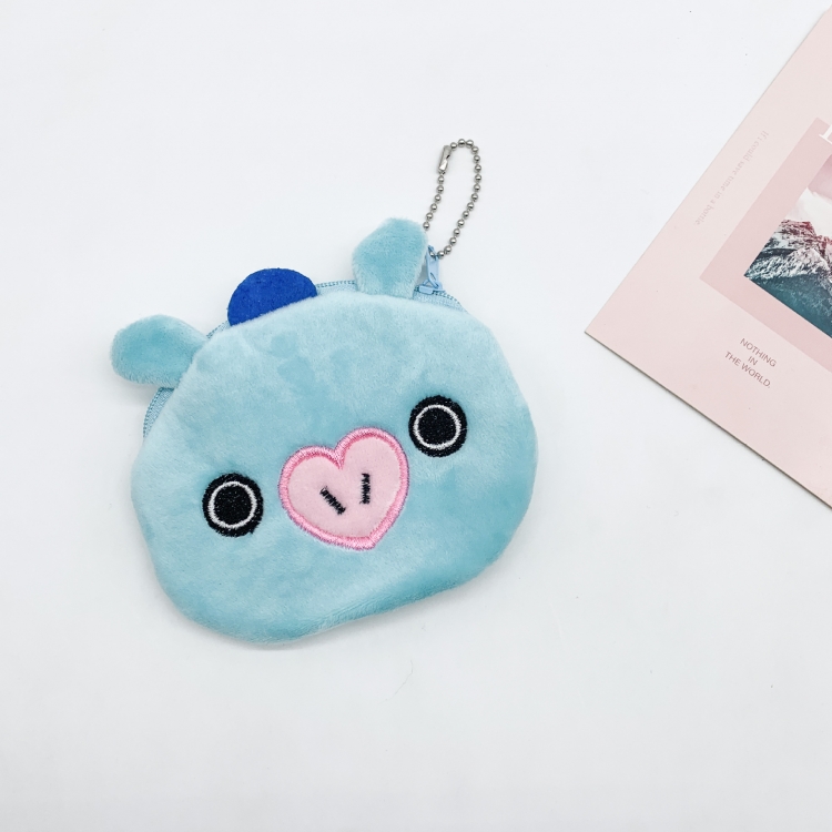 BTS Plush three-dimensional wallet cute storage price for 5 pcsbag