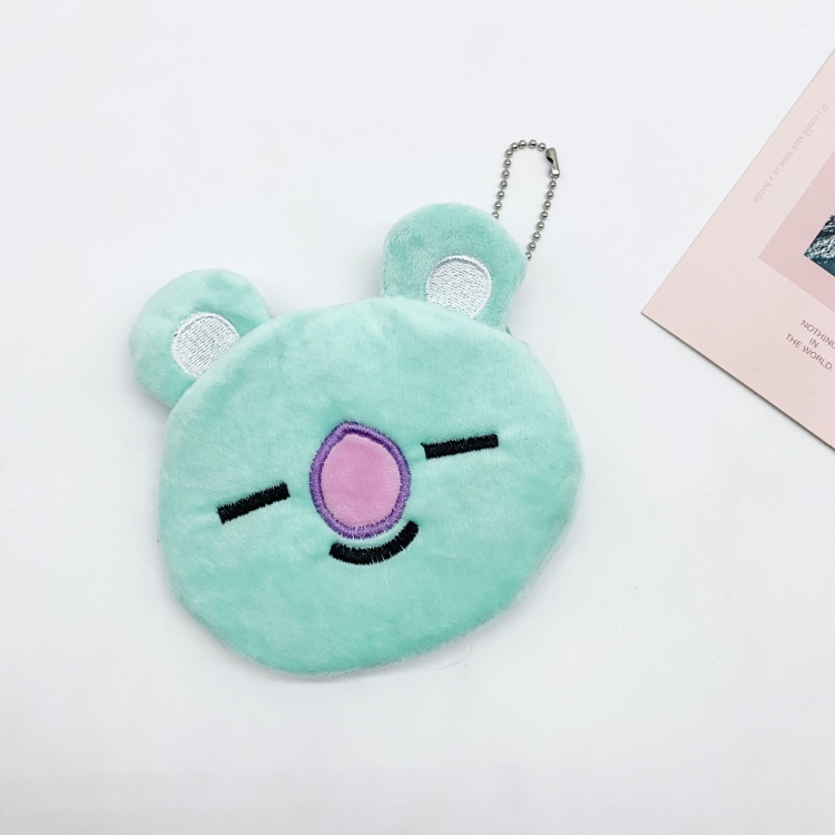 BTS Plush three-dimensional wallet cute storage price for 5 pcsbag