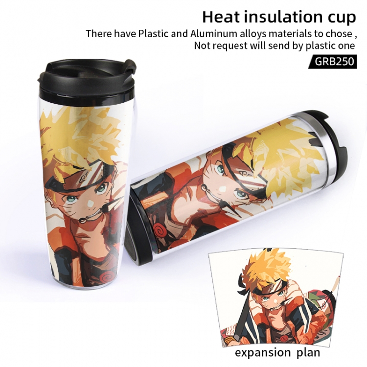 Naruto Animation Starbucks plastic leak proof heat insulation cup can be customized according to the drawing