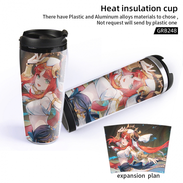 Genshin Impact Animation Starbucks stainless steel leak proof heat insulation cup can be customized according to drawing