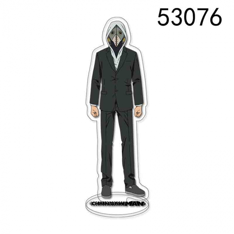 Chainsaw man Anime characters acrylic Standing Plates Keychain 15CM 53076