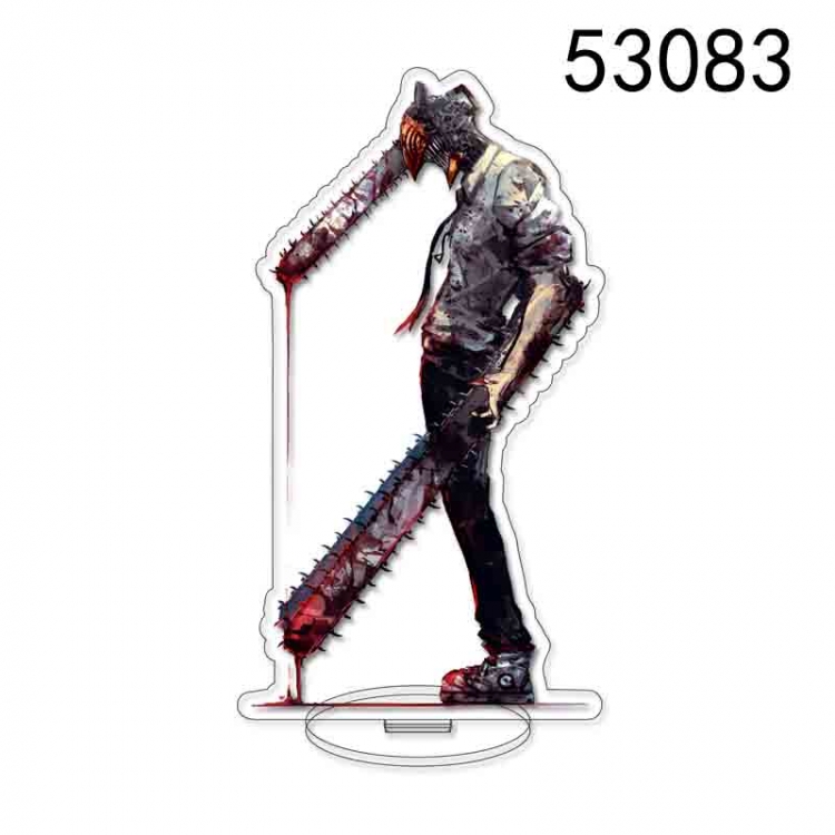 Chainsaw man Anime characters acrylic Standing Plates Keychain 15CM 53083