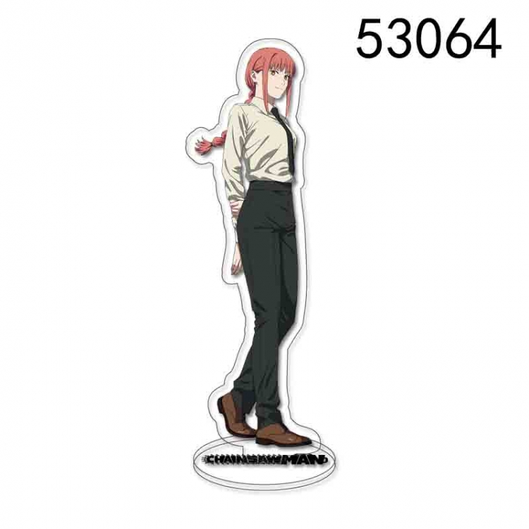 Chainsaw man Anime characters acrylic Standing Plates Keychain 15CM 53064