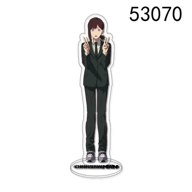 Chainsaw man Anime characters acrylic Standing Plates Keychain 15CM 53070