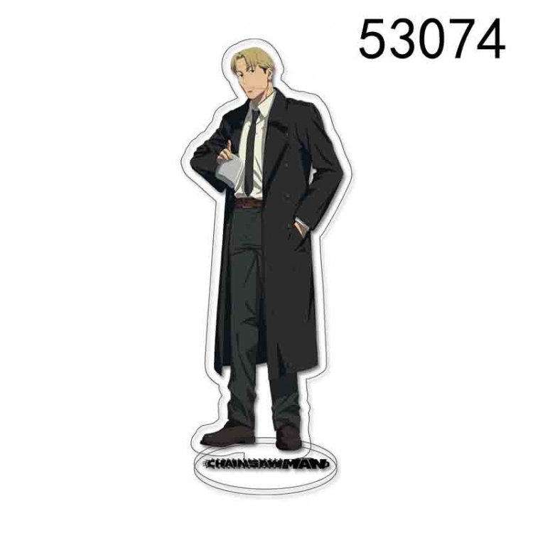 Chainsaw man Anime characters acrylic Standing Plates Keychain 15CM 53074