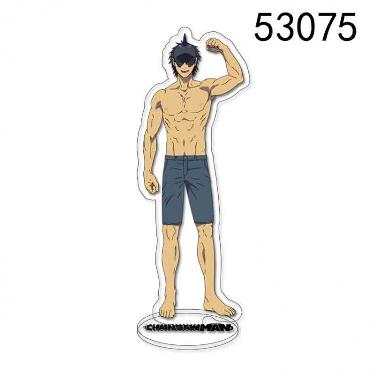 Chainsaw man Anime characters acrylic Standing Plates Keychain 15CM 53075