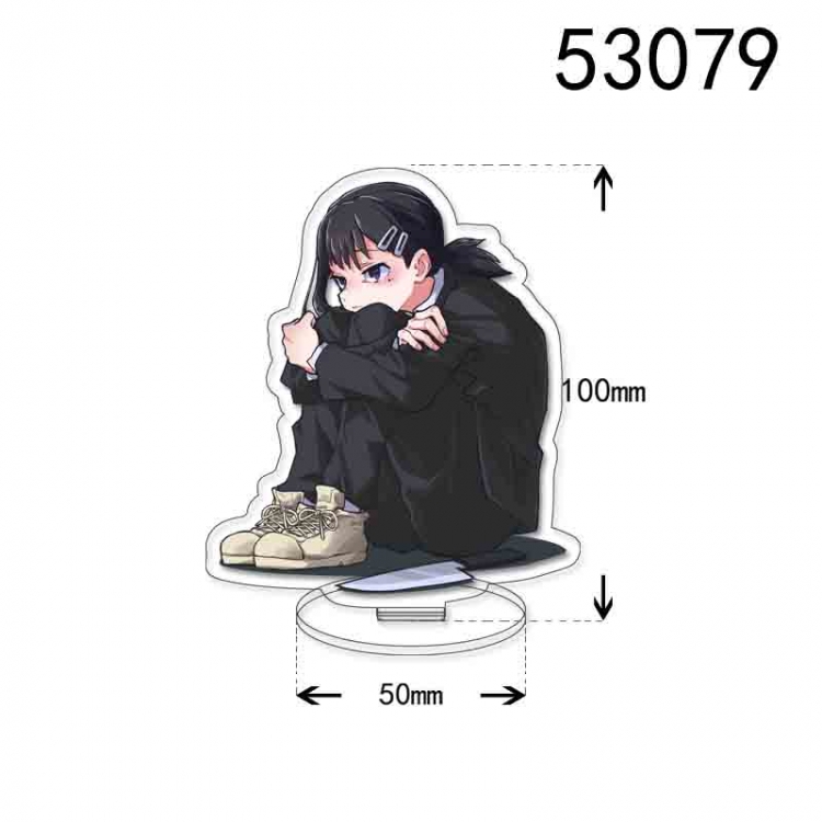 Chainsaw man Anime characters acrylic Standing Plates Keychain 15CM 53079