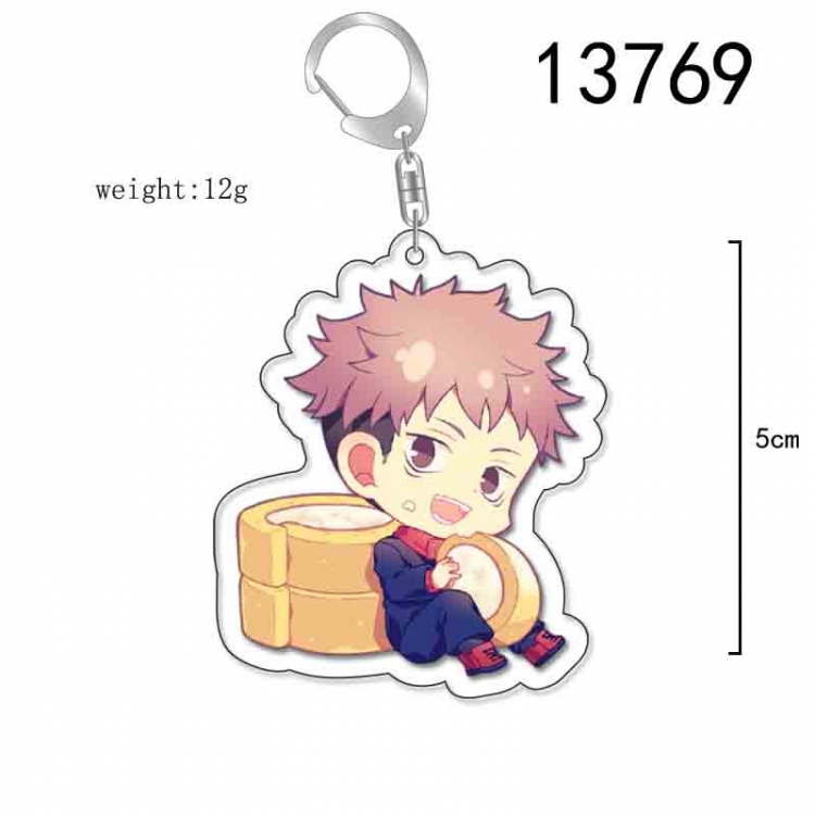 Jujutsu Kaisen Anime Acrylic Keychain Charm price for 5 pcs 13769