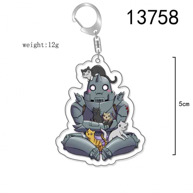 Fullmetal Alchemist Anime Acrylic Keychain Charm price for 5 pcs