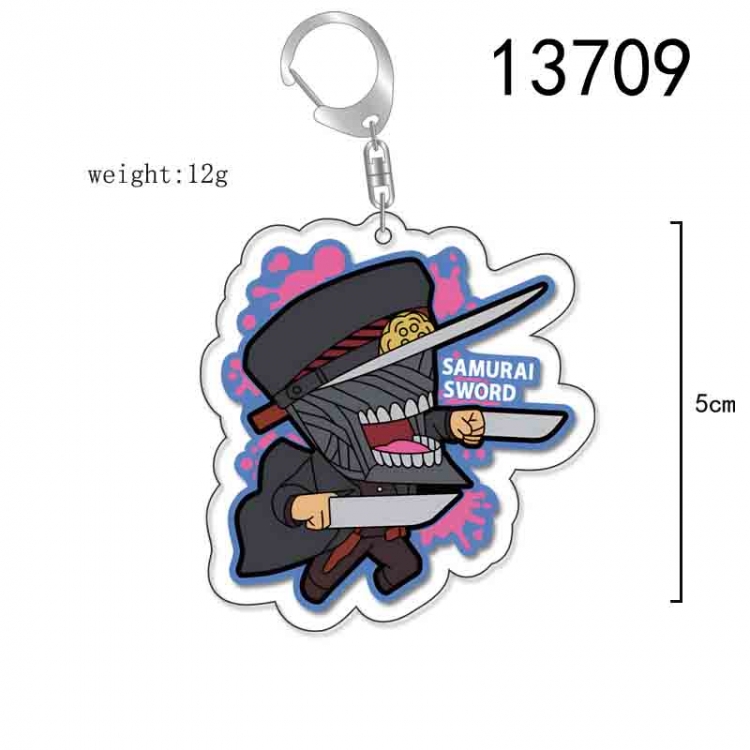 Chainsaw man Anime Acrylic Keychain Charm price for 5 pcs 13709