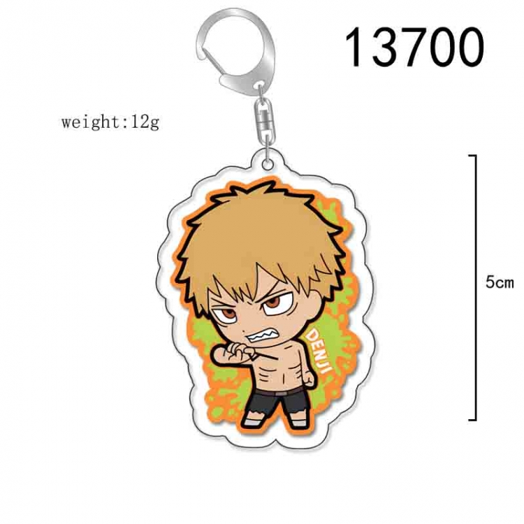 Chainsaw man Anime Acrylic Keychain Charm price for 5 pcs 13700