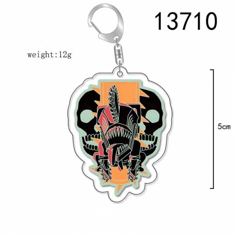 Chainsaw man Anime Acrylic Keychain Charm price for 5 pcs 13710