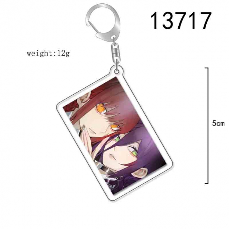 Chainsaw man Anime Acrylic Keychain Charm price for 5 pcs 13717