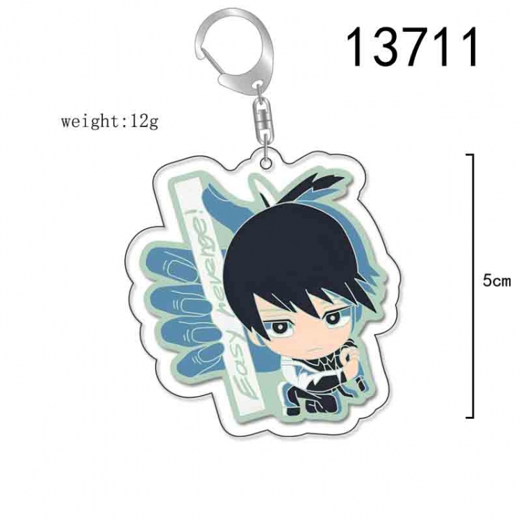 Chainsaw man Anime Acrylic Keychain Charm price for 5 pcs 13711