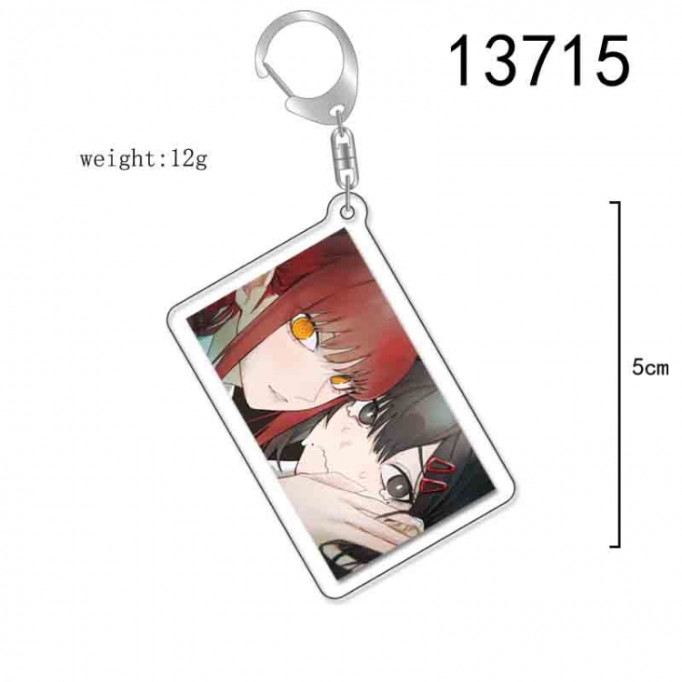 Chainsaw man Anime Acrylic Keychain Charm price for 5 pcs 13715