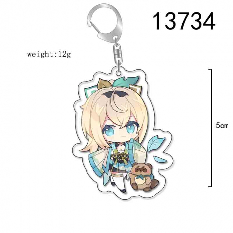 Virtual Anchor Anime Acrylic Keychain Charm price for 5 pcs 13734