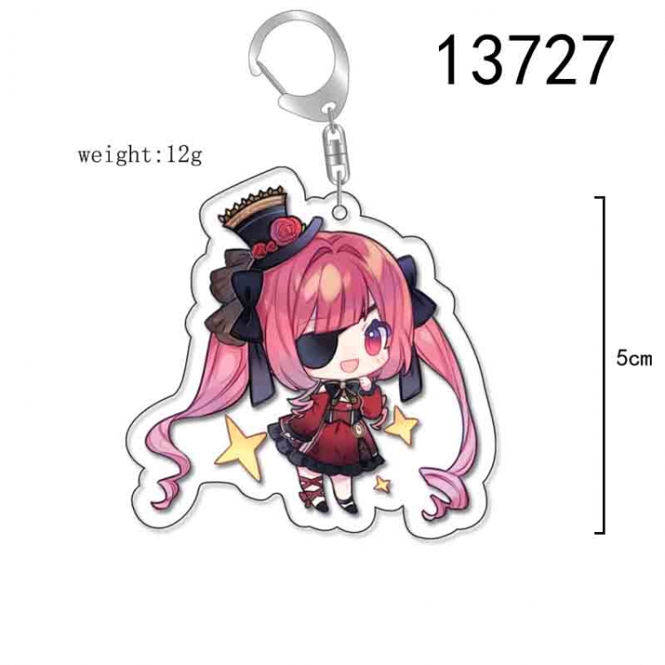 Virtual Anchor Anime Acrylic Keychain Charm price for 5 pcs 13727