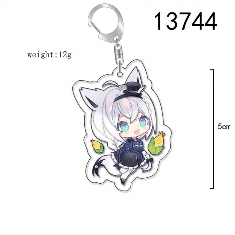 Virtual Anchor Anime Acrylic Keychain Charm price for 5 pcs 13744