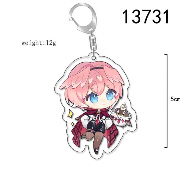 Virtual Anchor Anime Acrylic Keychain Charm price for 5 pcs 13731