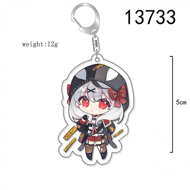 Virtual Anchor Anime Acrylic Keychain Charm price for 5 pcs 13733