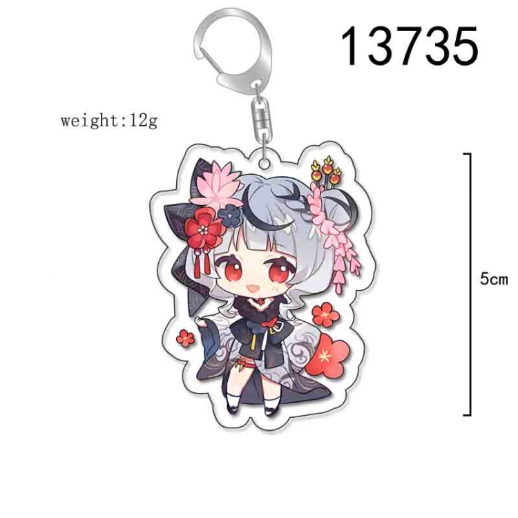 Virtual Anchor Anime Acrylic Keychain Charm price for 5 pcs 13735