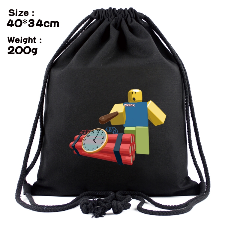 ROBLOX Anime Coloring Book Drawstring Backpack 40X34cm 200g