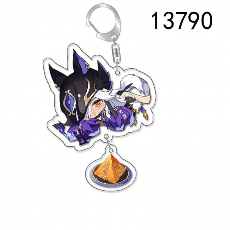 Genshin Impact Anime acrylic Pendant Key Chain  price for 5 pcs 13790