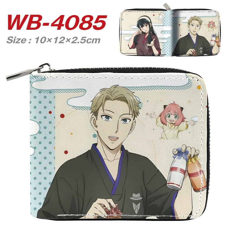 SPY×FAMILY Anime Full Color Short All Inclusive Zipper Wallet 10x12x2.5cm  WB-4085A