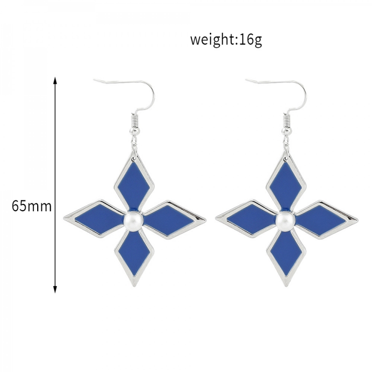 Genshin Impact Comic cos earrings earrings  price for 5 pcs style B