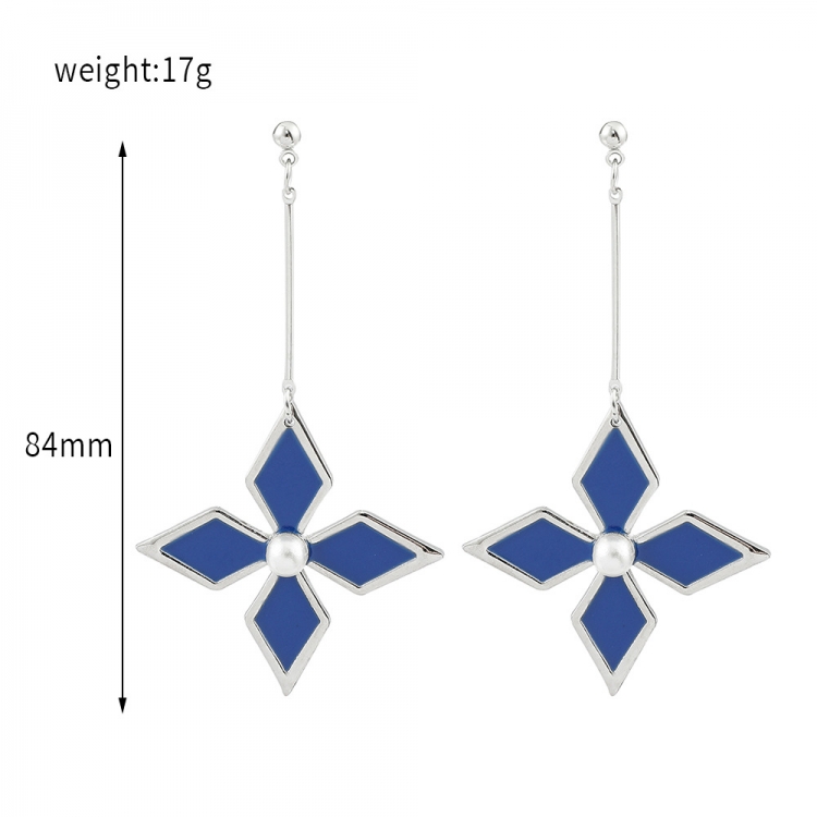 Genshin Impact Comic cos earrings earrings  price for 5 pcs style A