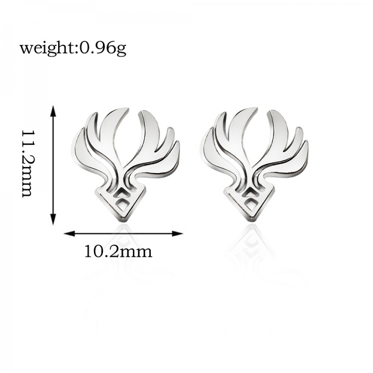 Genshin Impact Seven element earrings Metal earrings anime COS earrings  price for 5 pairs OPP packaging E00158-07
