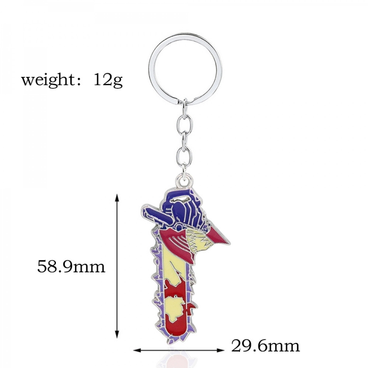 Chainsaw man Metal keychain bag pendant price for 5 pcs