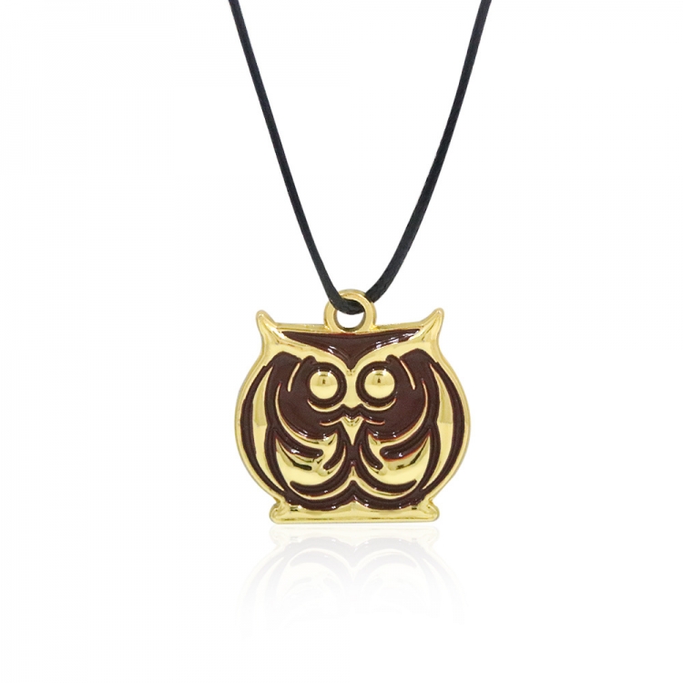 Lycoris Recoil Cartoon Owl Necklace price for 5 pcs OPP packaging N00921