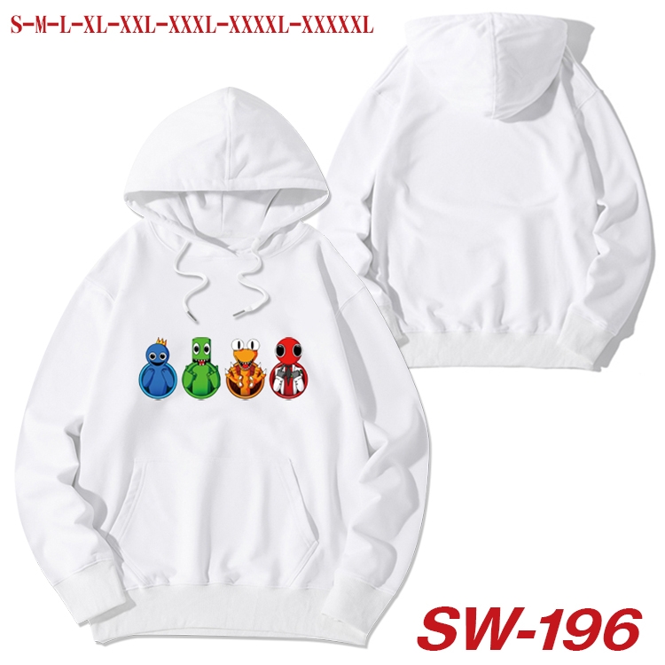 Rainbow friends Anime white hooded sweater from S to 5XL SW-196