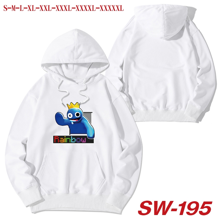 Rainbow friends Anime white hooded sweater from S to 5XL  SW-195