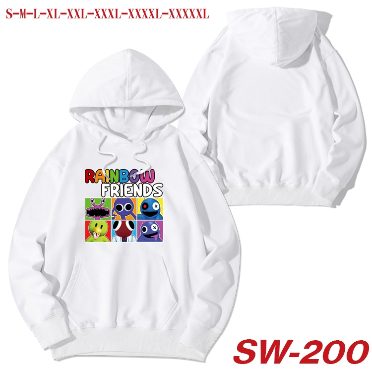 Rainbow friends Anime white hooded sweater from S to 5XL  SW-200