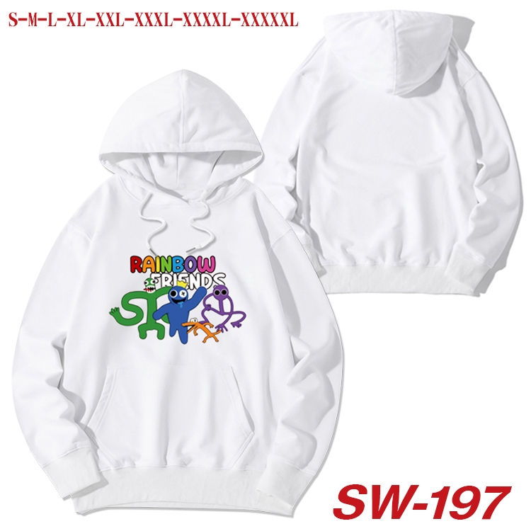 Rainbow friends Anime white hooded sweater from S to 5XL SW-197