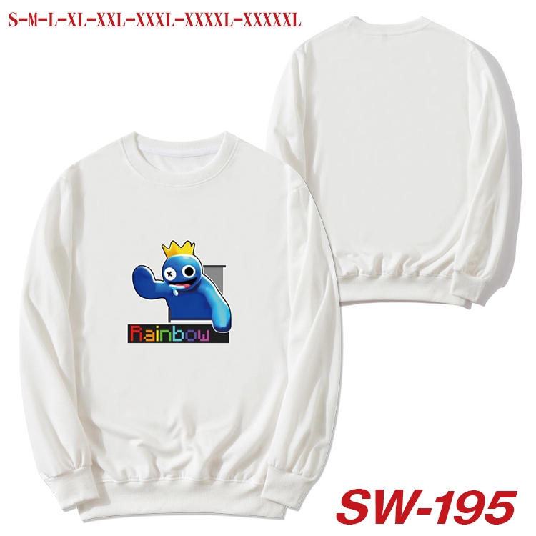 Rainbow friends Anime white round neck sweater from S to 5XL SW-195