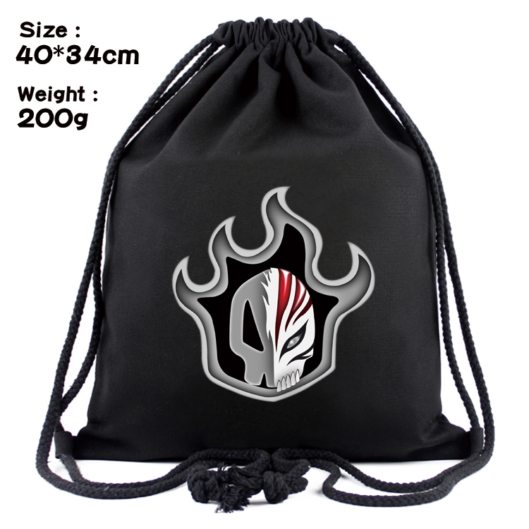 Bleach Anime Coloring Book Drawstring Backpack 40X34cm 200g