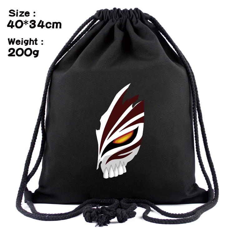 Bleach Anime Coloring Book Drawstring Backpack 40X34cm 200g