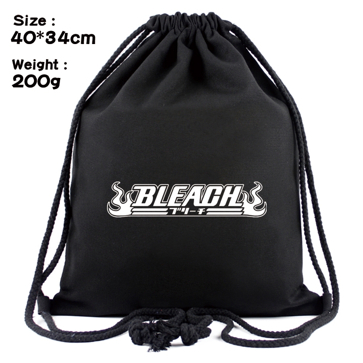 Bleach Anime Coloring Book Drawstring Backpack 40X34cm 200g