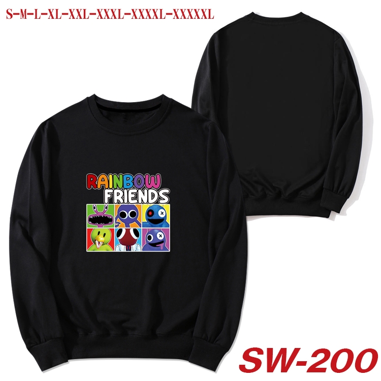 Rainbow friends Anime thin round neck sweater Hoodie from S to 5XL SW-200