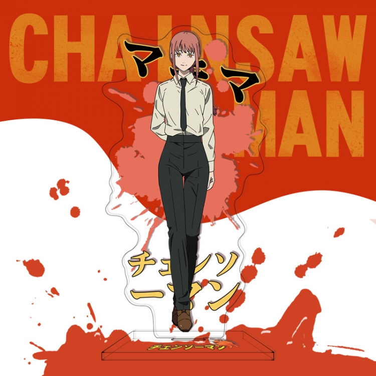 Chainsaw man Anime characters acrylic Standing Plates Keychain 16cm