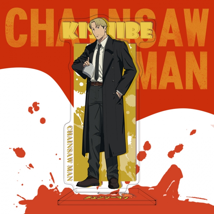 Chainsaw man Anime characters acrylic Standing Plates Keychain 16cm