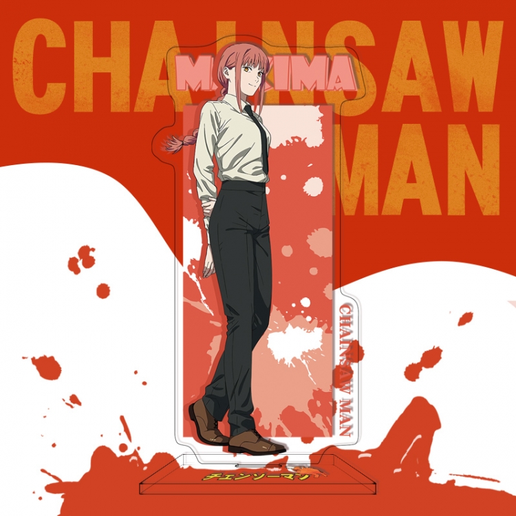 Chainsaw man Anime characters acrylic Standing Plates Keychain 16cm