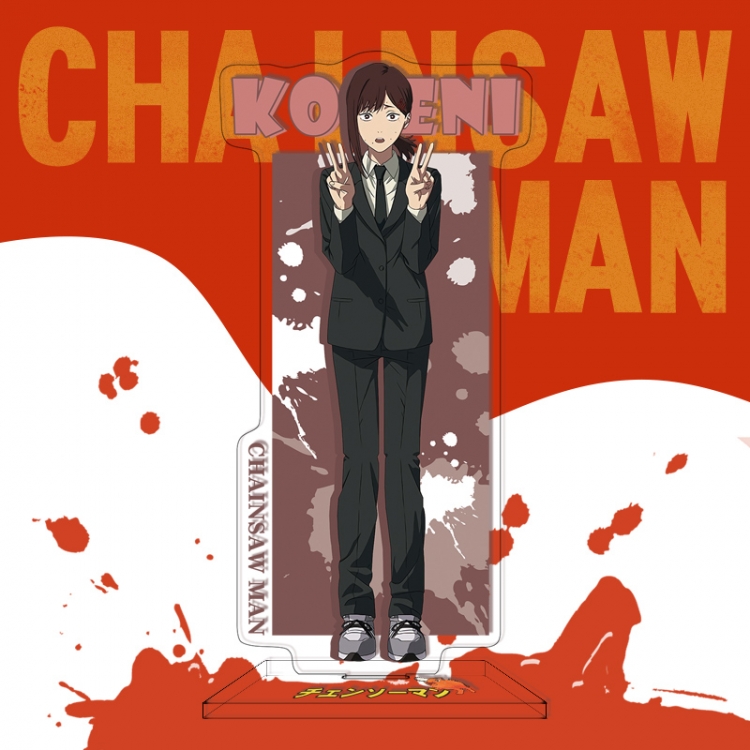 Chainsaw man Anime characters acrylic Standing Plates Keychain 16cm