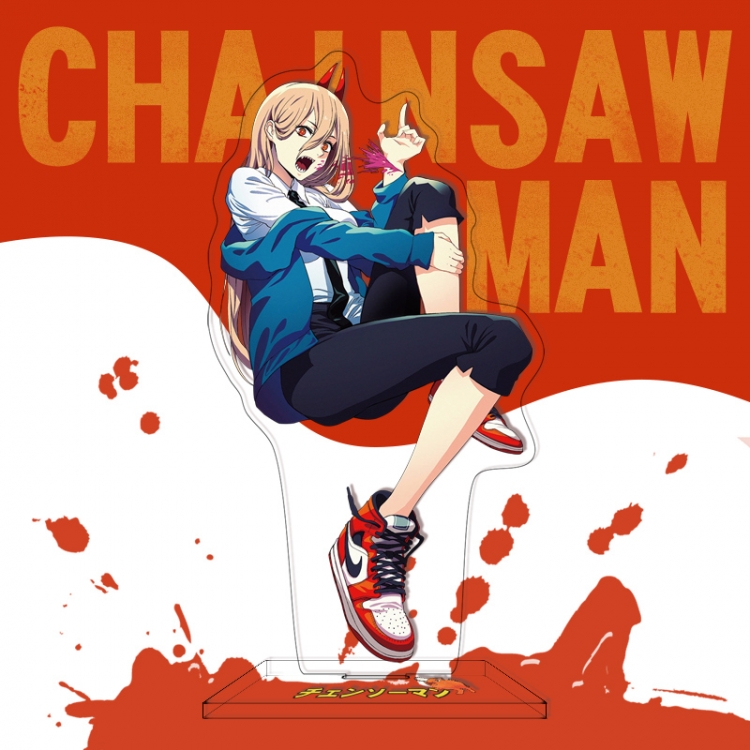 Chainsaw man Anime characters acrylic Standing Plates Keychain 16cm