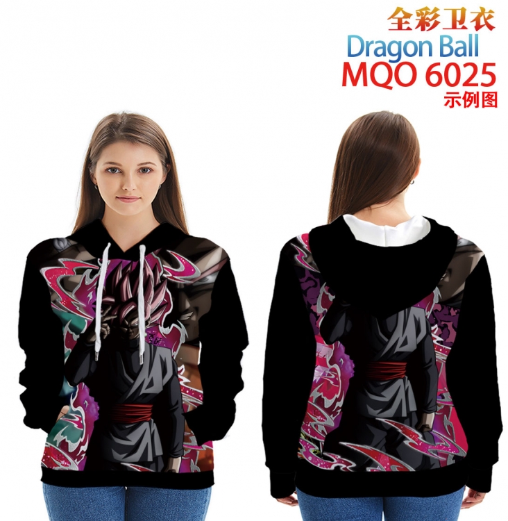DRAGON BALL Long Sleeve Hooded Full Color Patch Pocket Sweatshirt from XXS to 4XL MQO 6025