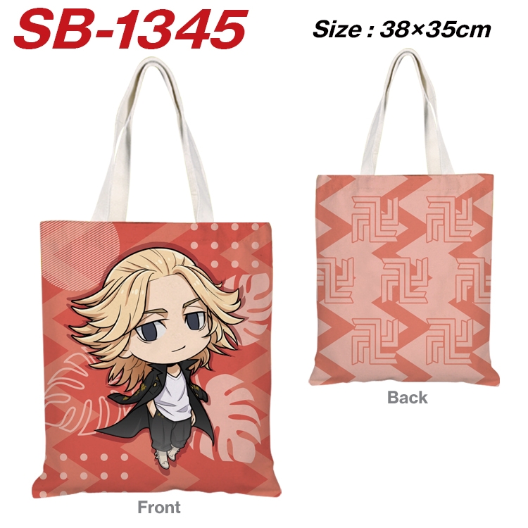 Tokyo Revengers Anime Canvas Handheld Shoulder Bag Handbag Shopping Bag 38X35CM SB-1345