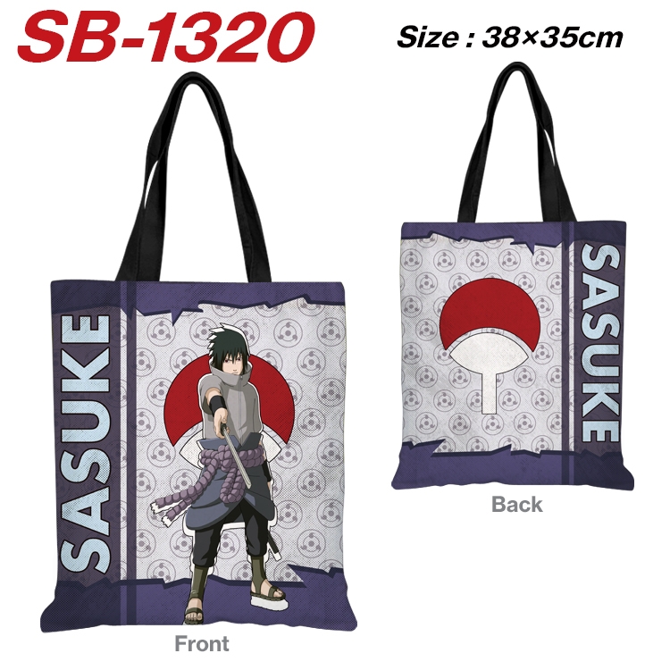 Naruto Anime Canvas Handheld Shoulder Bag Handbag Shopping Bag 38X35CM SB-1320